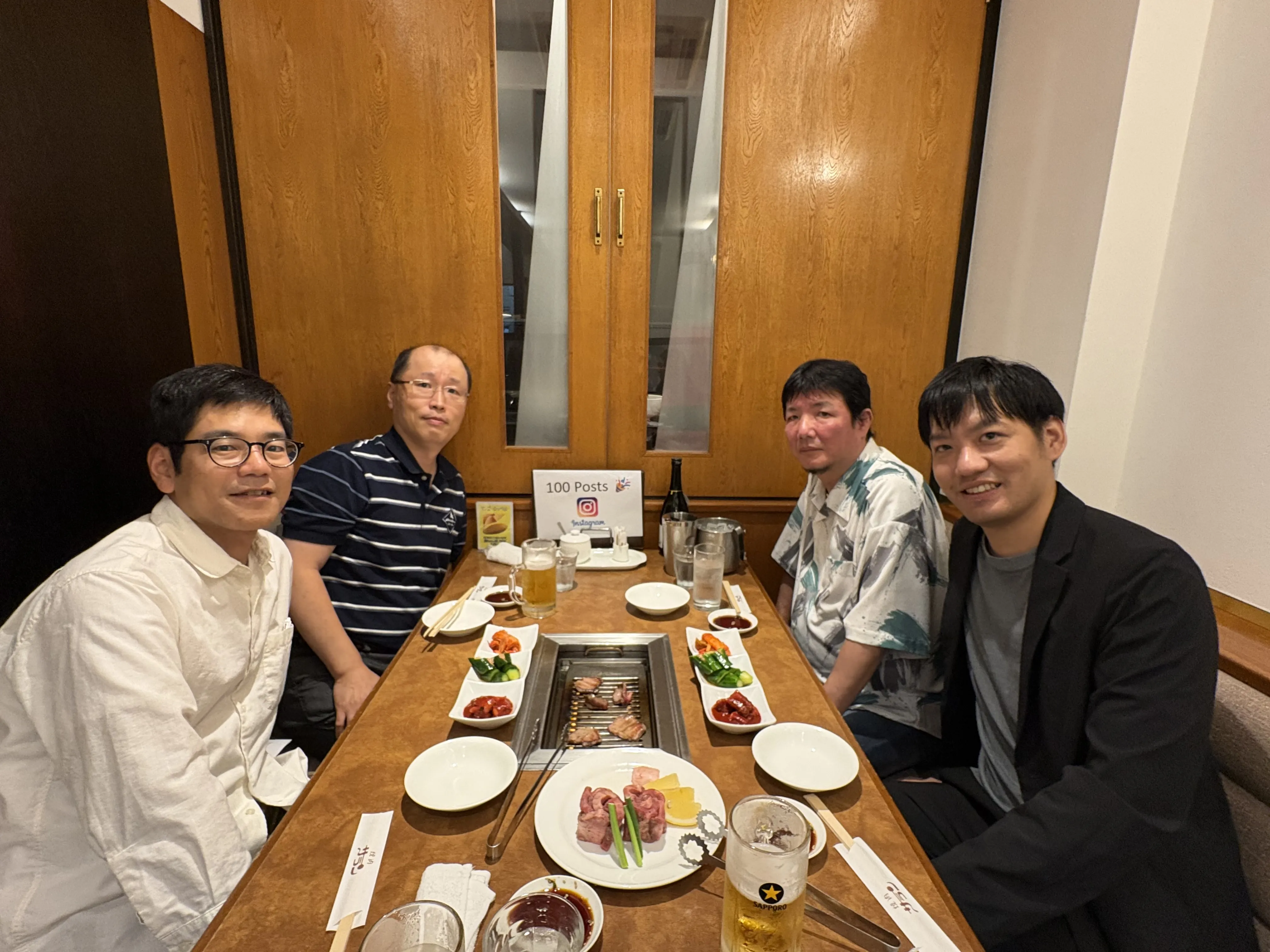 同門会長と祝賀会、同門会の打合せ