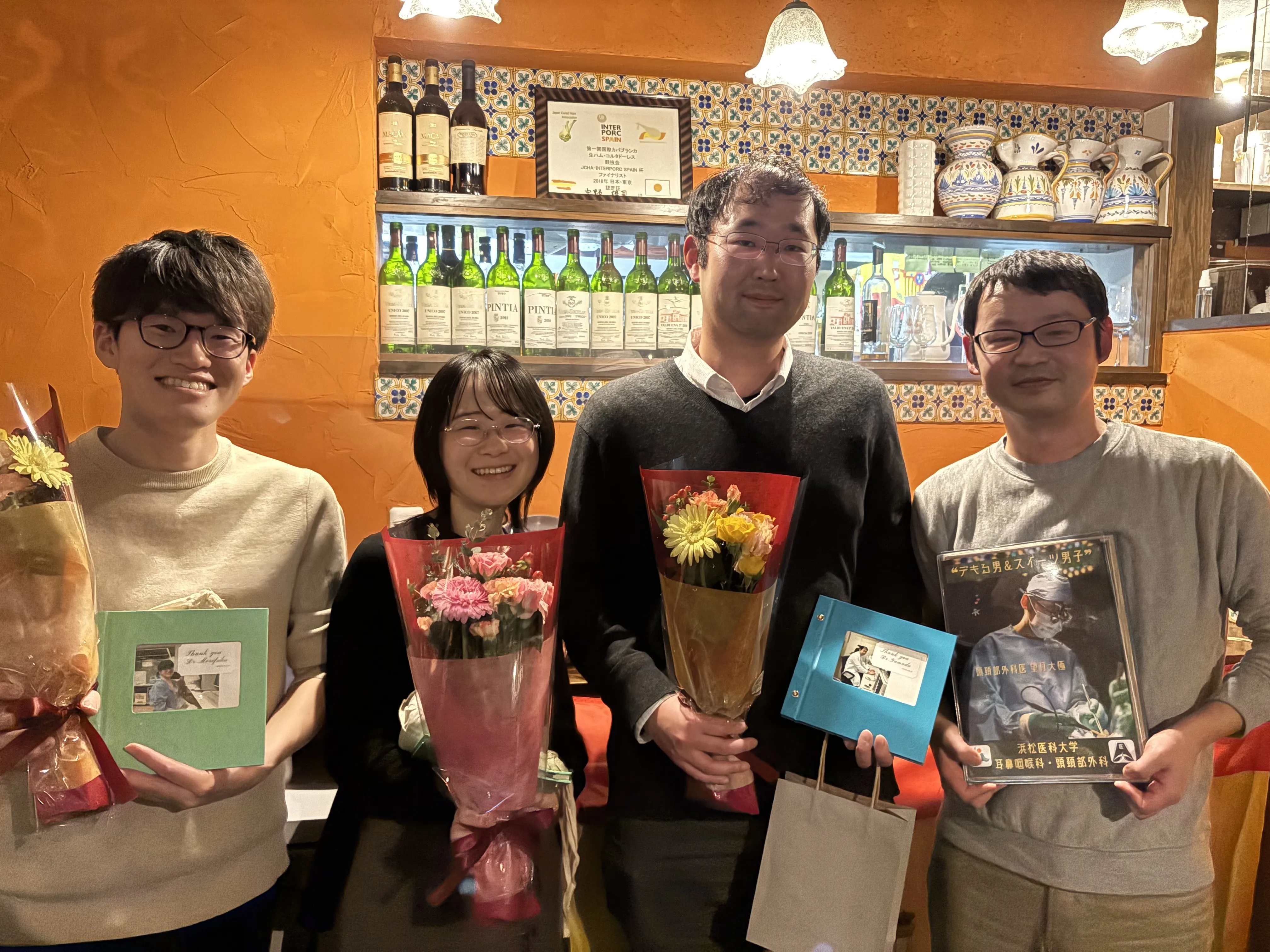 送別会を開催しました。