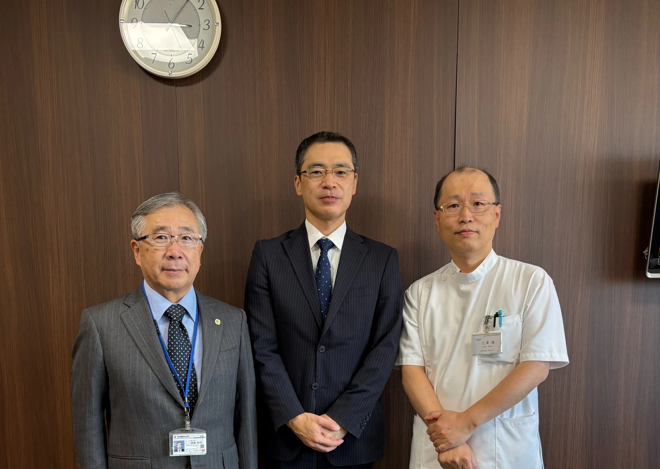 渡邉裕司学長にご挨拶