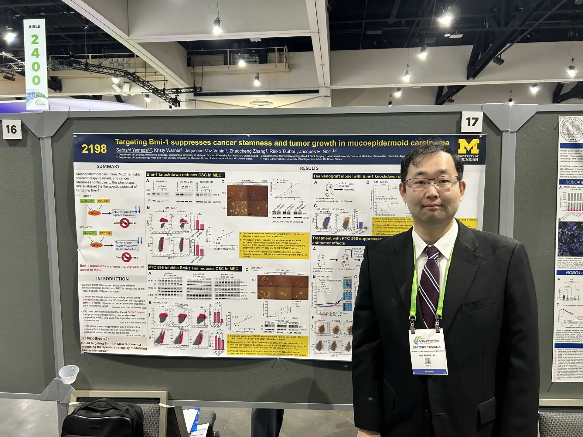 American Association for Cancer Research（米国癌学会） in San Diego
