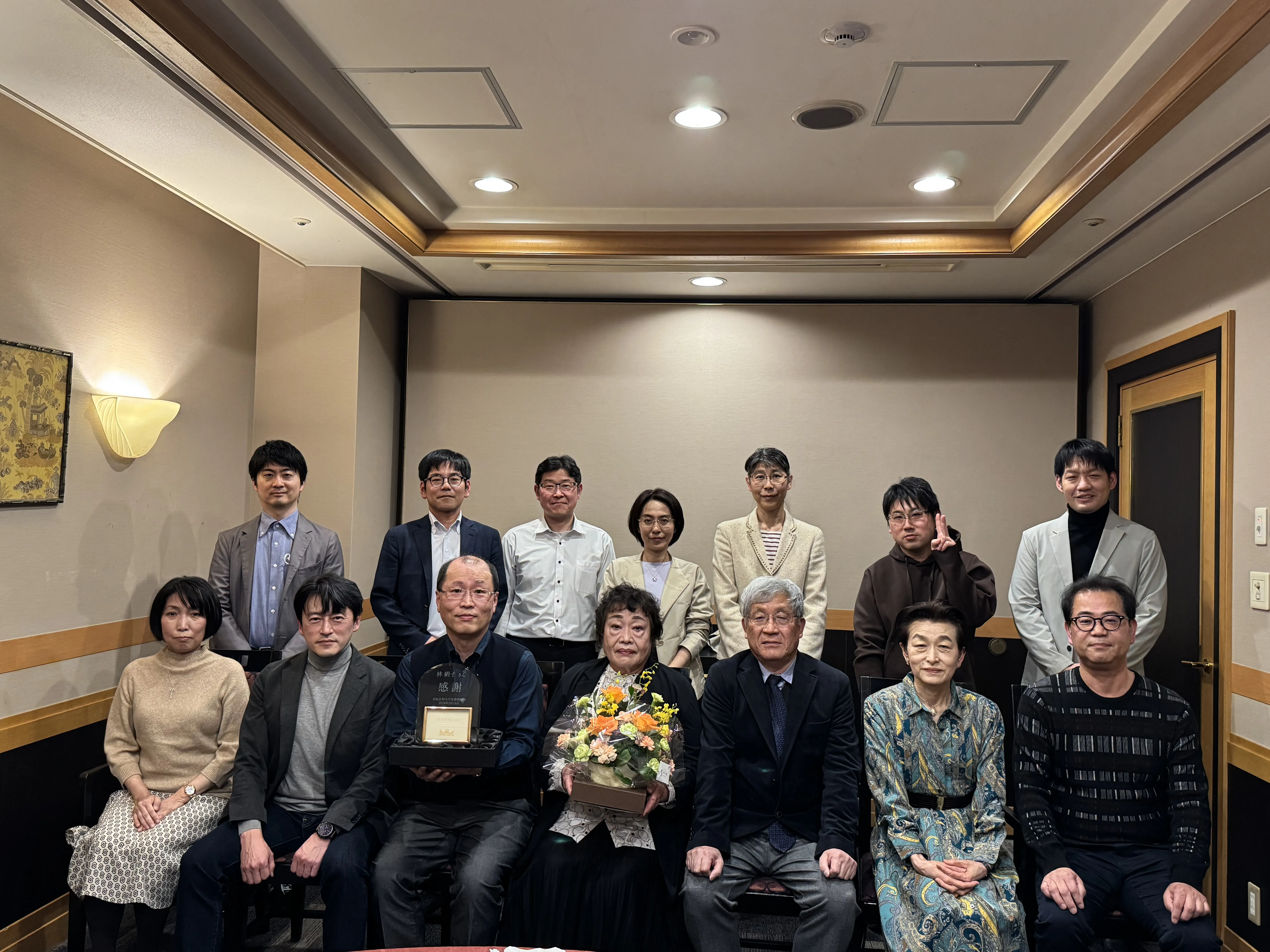 御前崎市立病院の林絹子さんへの感謝の会を開催しました。