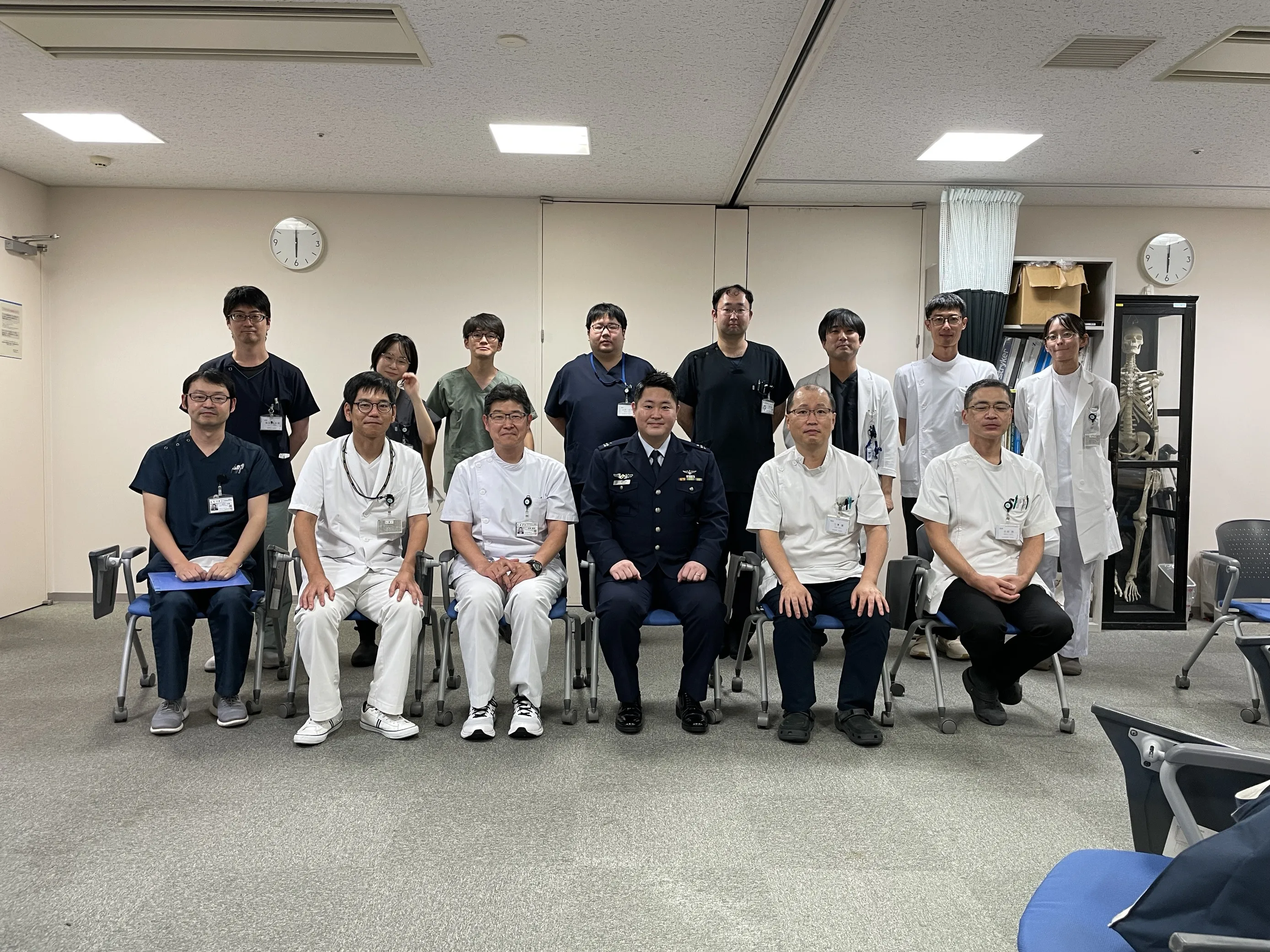 長井健一郎先生が転勤の挨拶に来られました。