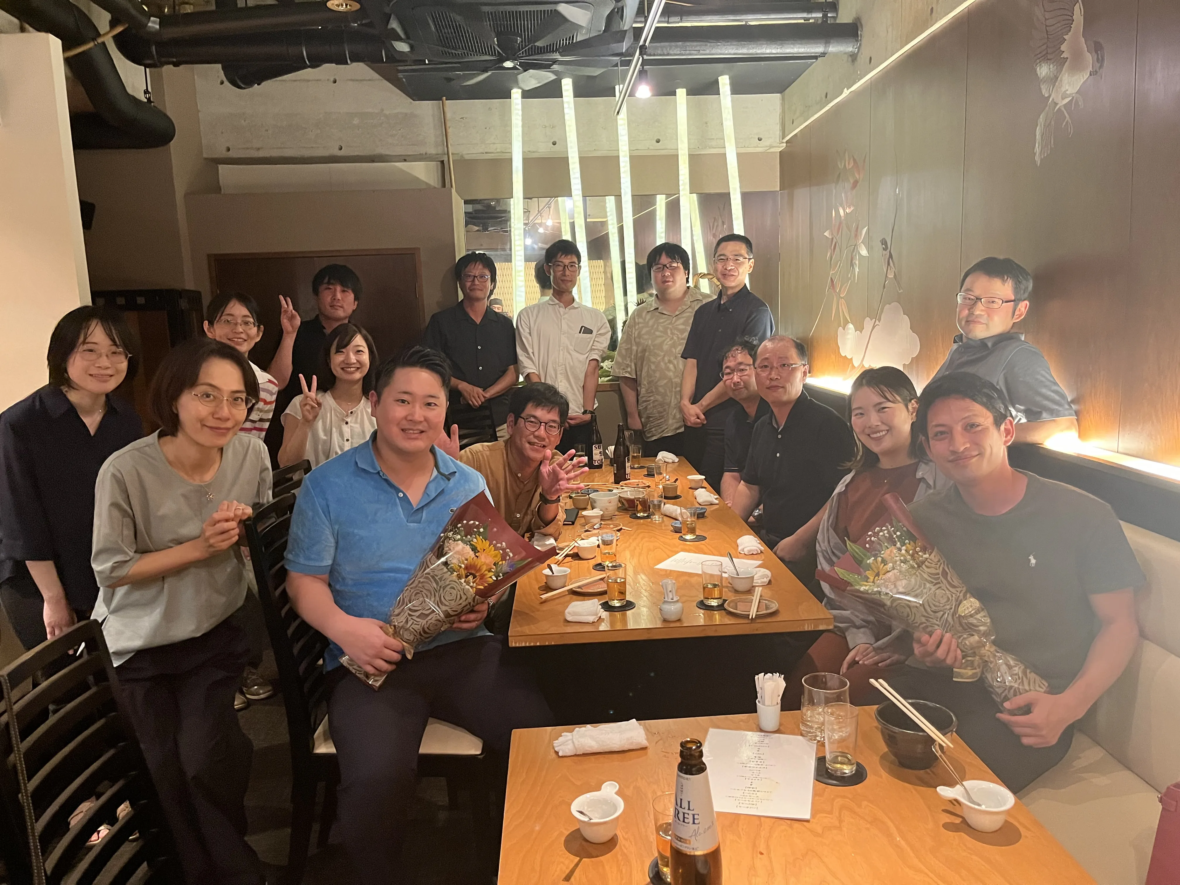 送別会を開催しました。